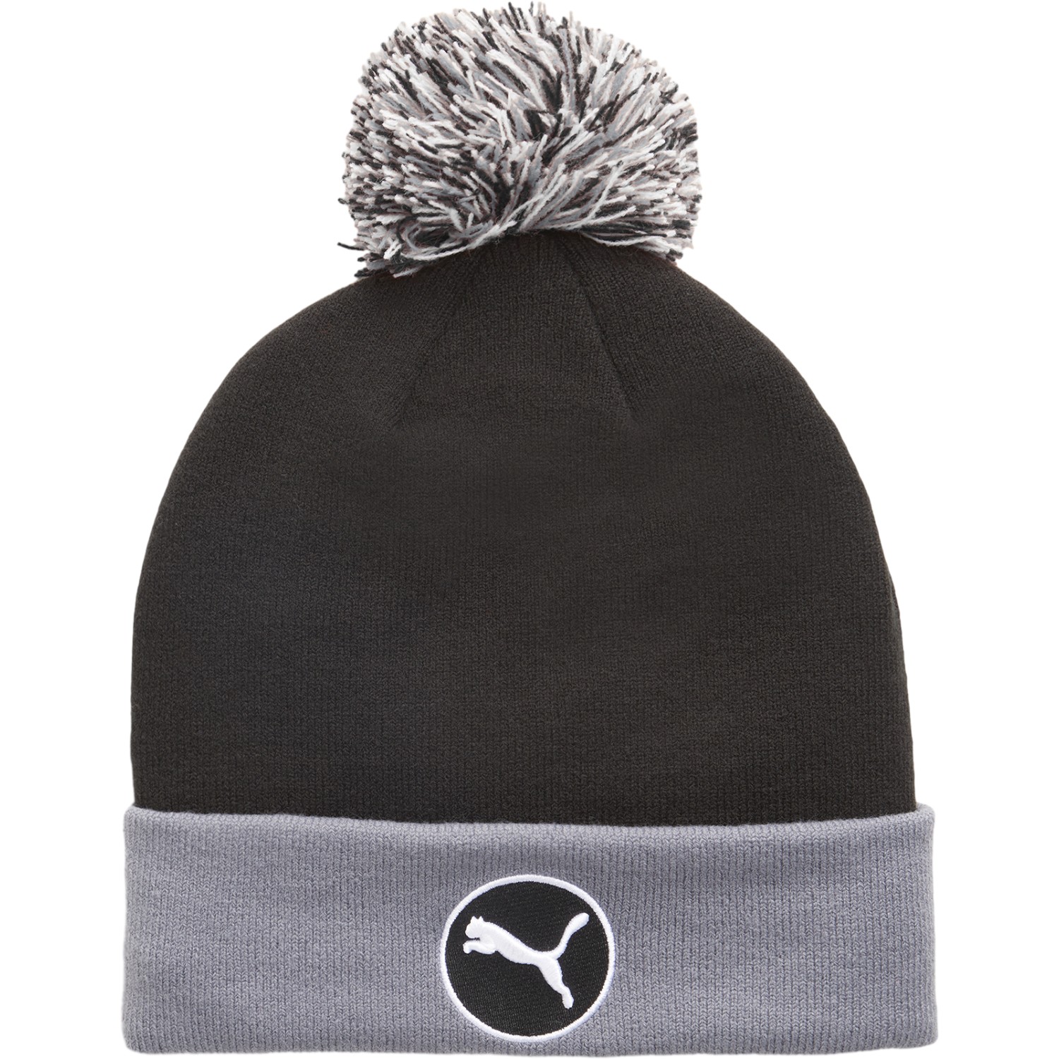 Puma Beanie WRMLBL Removeable Pom, schwarz/grau