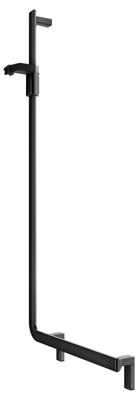 KEUCO AXESS Winkelgriff 90° mit Brauseschieber links, Metall, B: 58,1 x H: 130,1 cm, 35006371302 35006371302