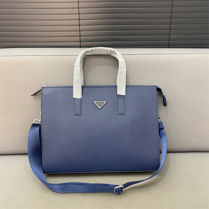 Designer Laptop Bags Mens Leather Briefcases Computer Crossbody Handbag Solid Color Stylish Large Tote Bagdesigner bag with LOGO