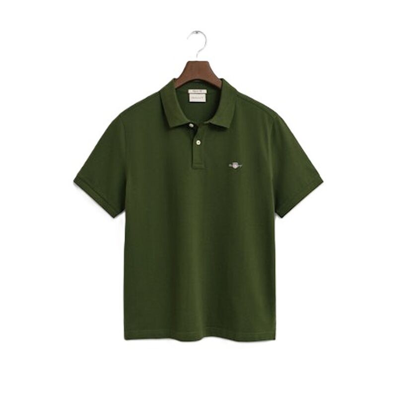 Gant Herren Piqué Poloshirt Shield Country Green XXL