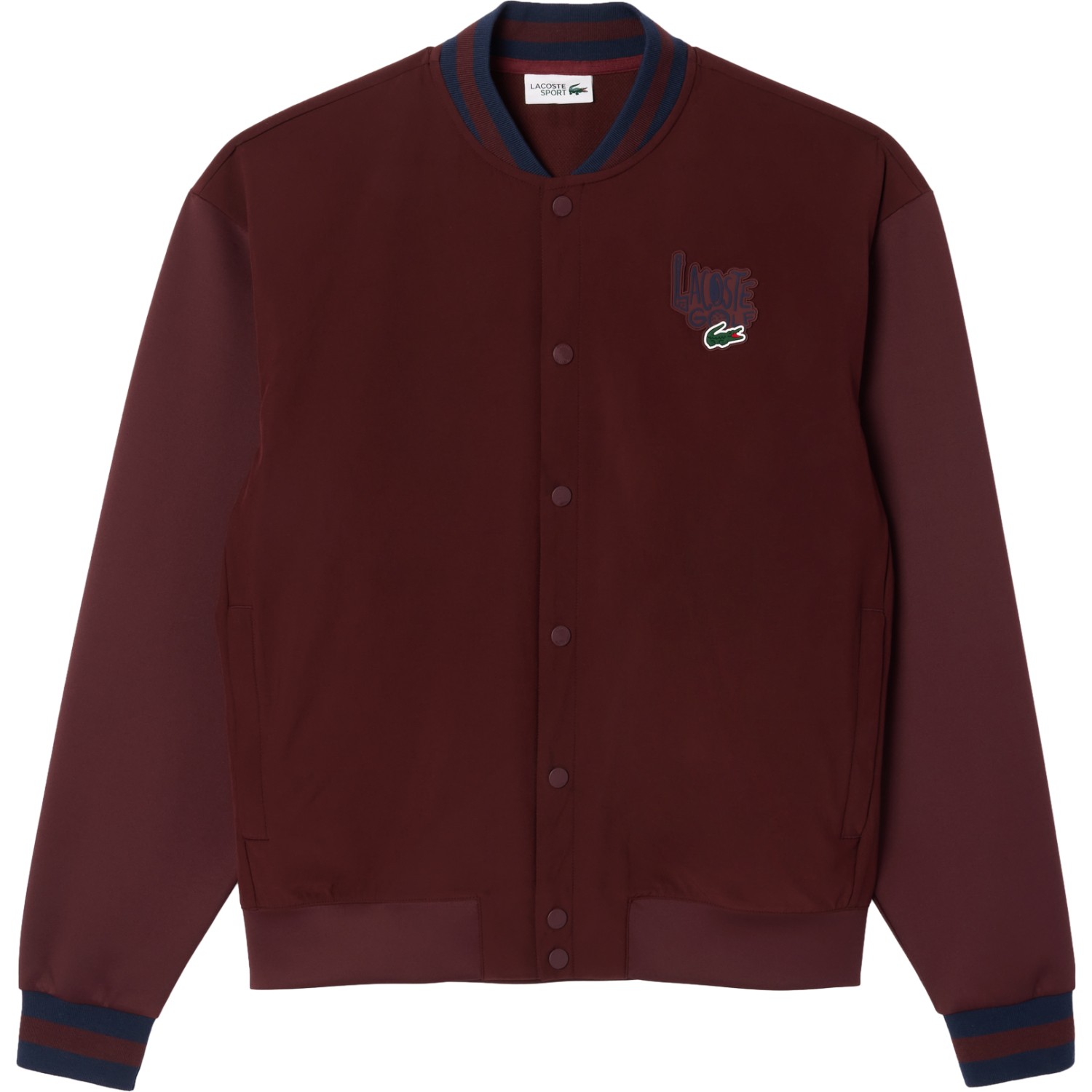 LACOSTE Sweatjacke Pioneer Collection, bordeaux