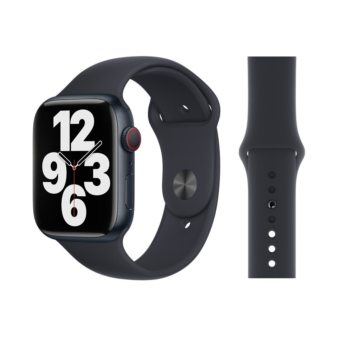 Original Apple Sport Armband M/L 42/44/45mm MKUQ3ZM/A Midnight Gut