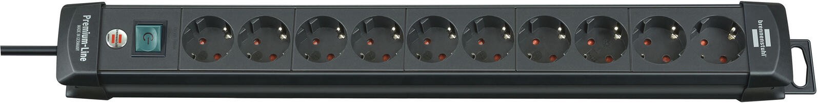 Brennenstuhl Steckdosenleiste mit Schalter Premium-Line 3 m