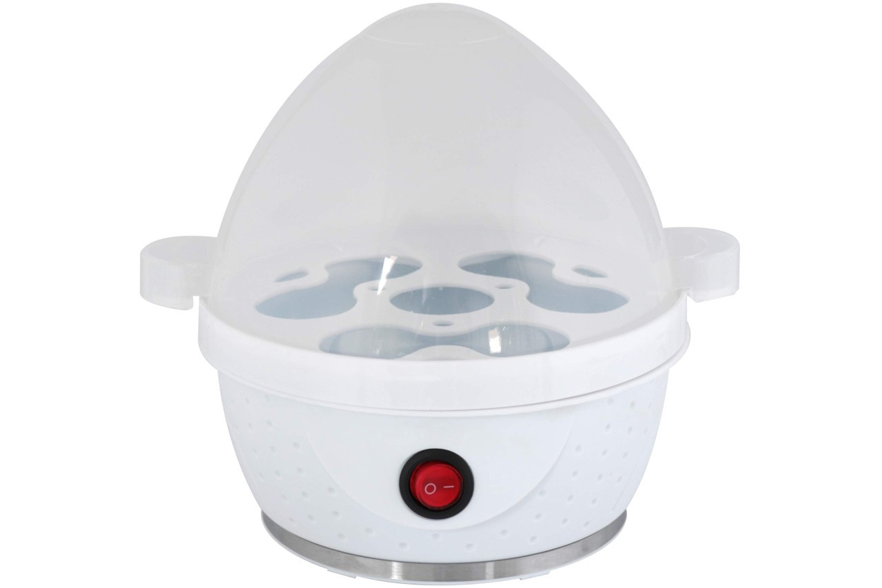 Deski Eierkocher weiß 1-7 Eier 380 Watt Messbecher mit Stechhilfe