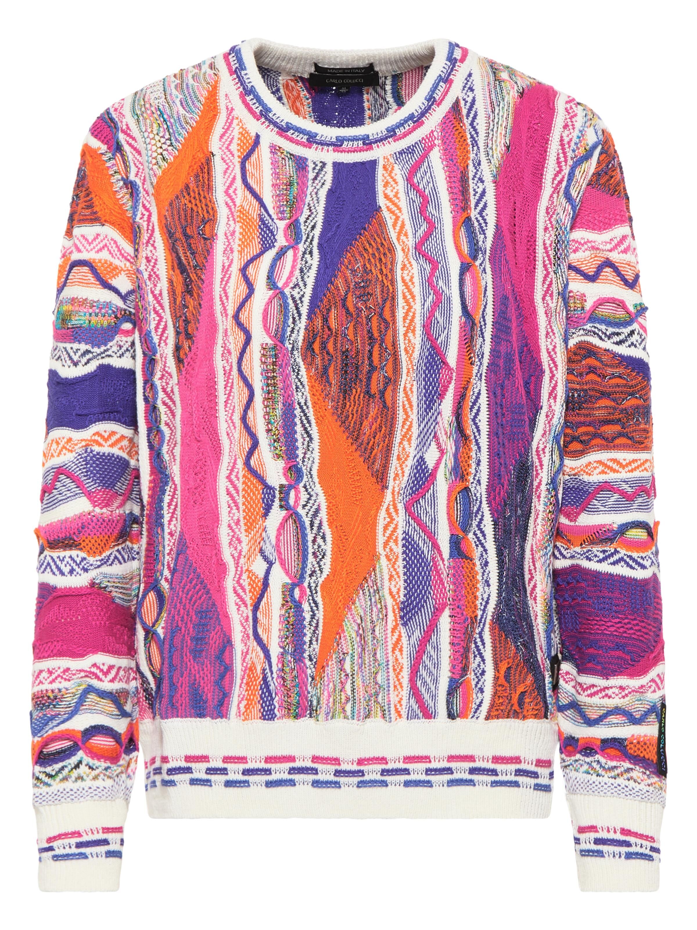 Jacquard Rundhalspullover