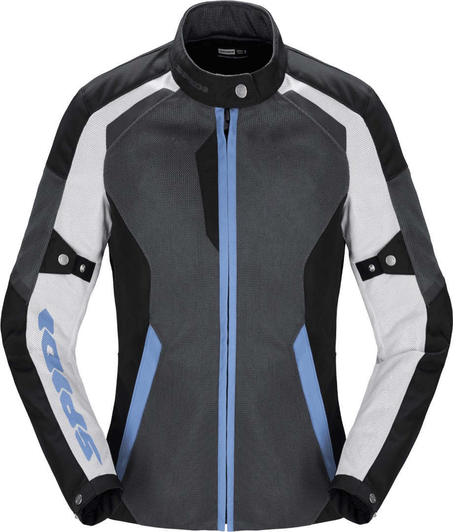 Spidi Tek Net Damen Motorradjacke, grau-blau, Größe XS