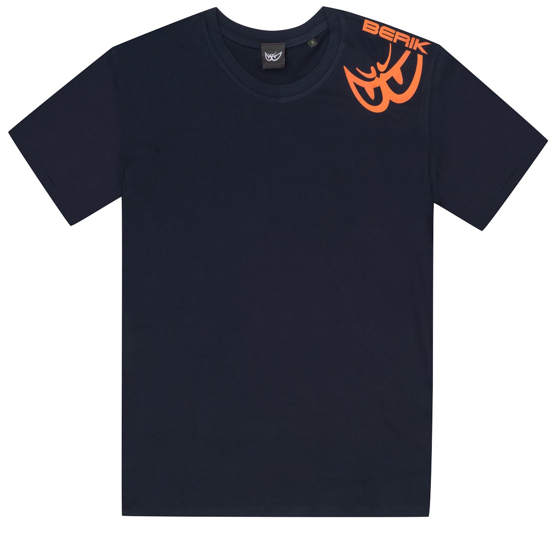 Berik The New Eye T-Shirt, blue-orange, Size XL for Men