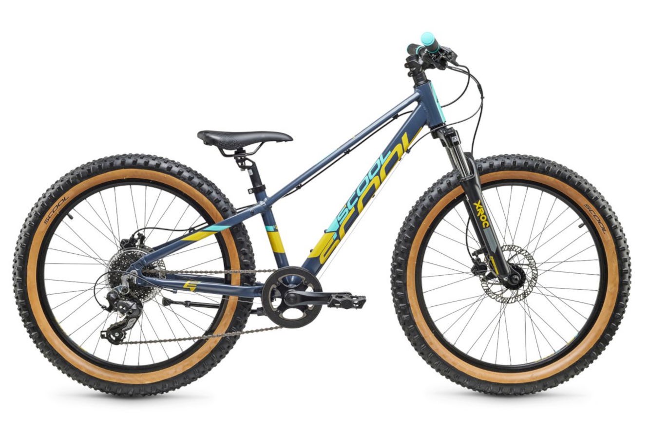 S´cool Xroc plus 24 Zoll 8-Gang Diamant dark grey/aqua