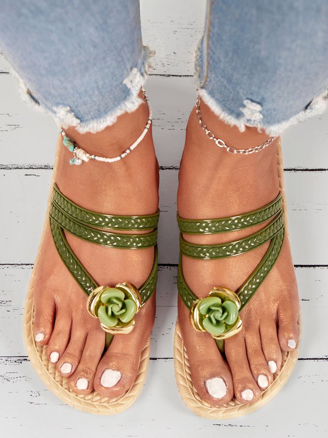 Damen Geblümt Sommer Urlaub EVA Zehentrenner Wasserdicht Profitieren Zehentrenner EVA Zehentrenner