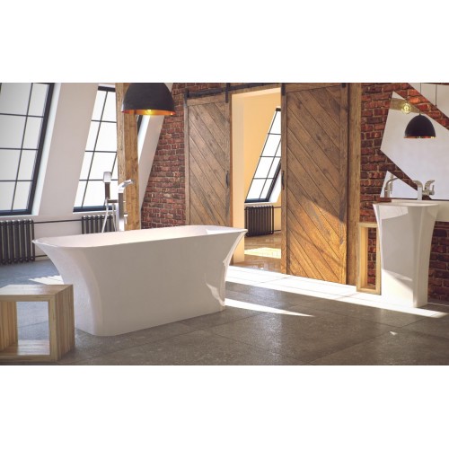 Hochwertige Design Badewanne Exclusive freistehende Acrylwanne Wanne 160x70