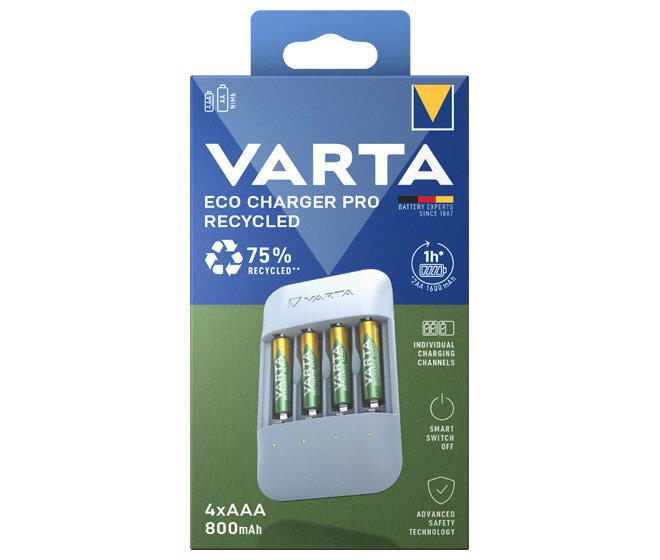 Varta Ladegerät Eco Charger Pro Recycled