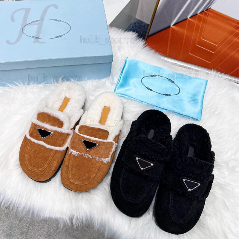 Comfort The female sex wool thick-soled slipper Classic brand fallow anti-slip wintertime Leather boots HM