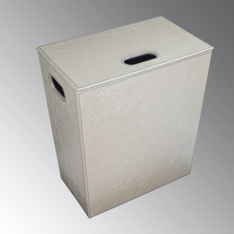 Koh-i-Noor Wäschekorb mit innensack PERLE, 2562SV, weiß 2562SV