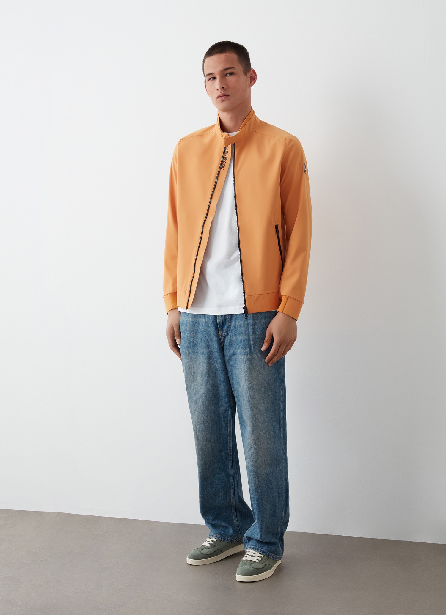 Colmar, Bikerjacke Aus Softshell, Farbe: Topaz Orange, Größe: 52