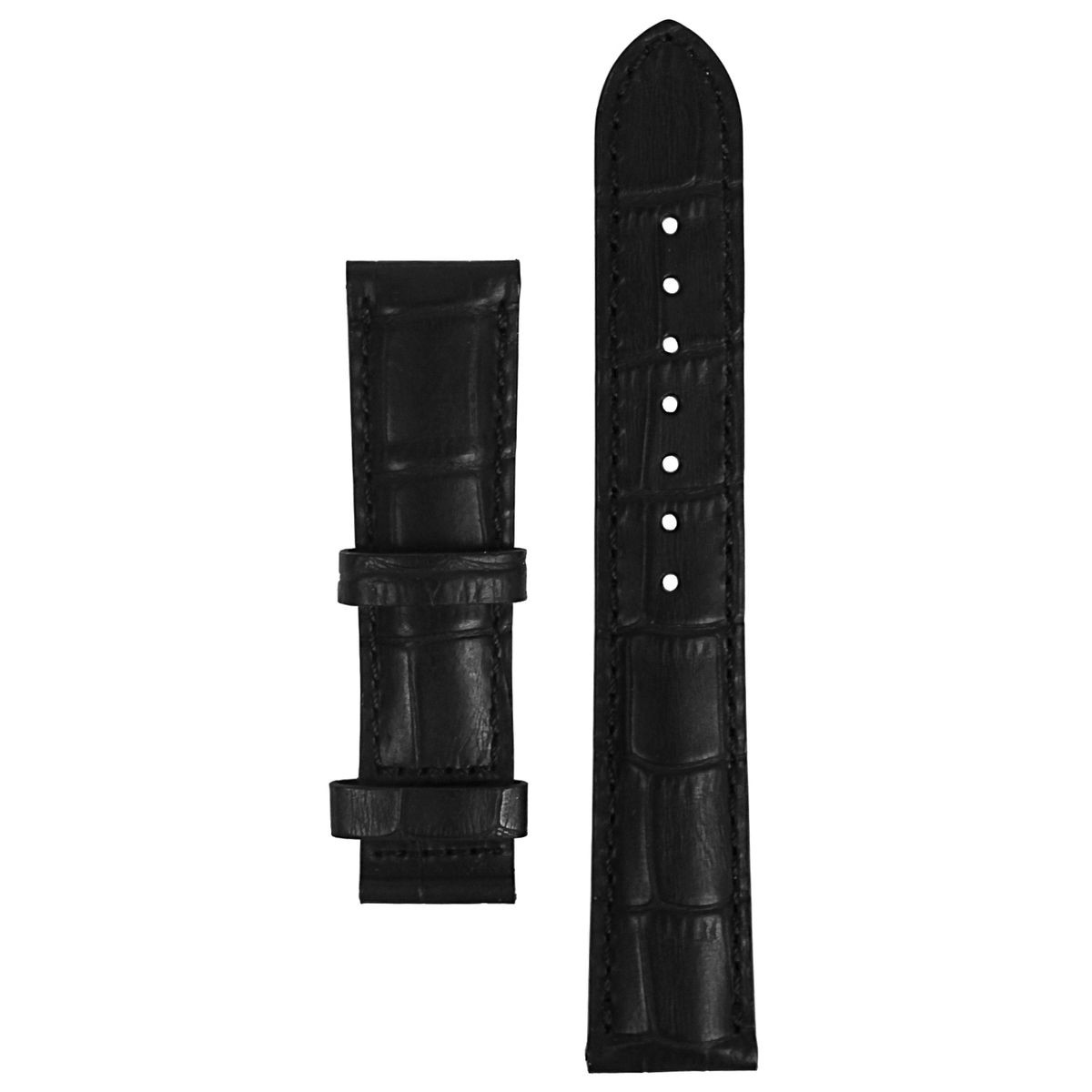 Ingersoll Leder Uhrenarmband Krokoprägung schwarz 21mm günstig kaufen