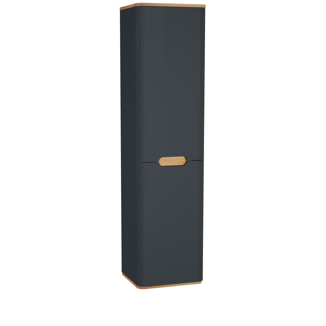 Vitra Sento Hochschrank, mit Wäschekorb, Türanschlag links, Anthrazit Matt, 61372 61372