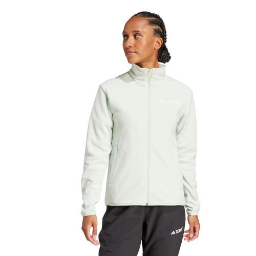 Adidas Multi Essentials Full-Zip Fleece | Bekleidung Outdoor für Damen | Linen Green
