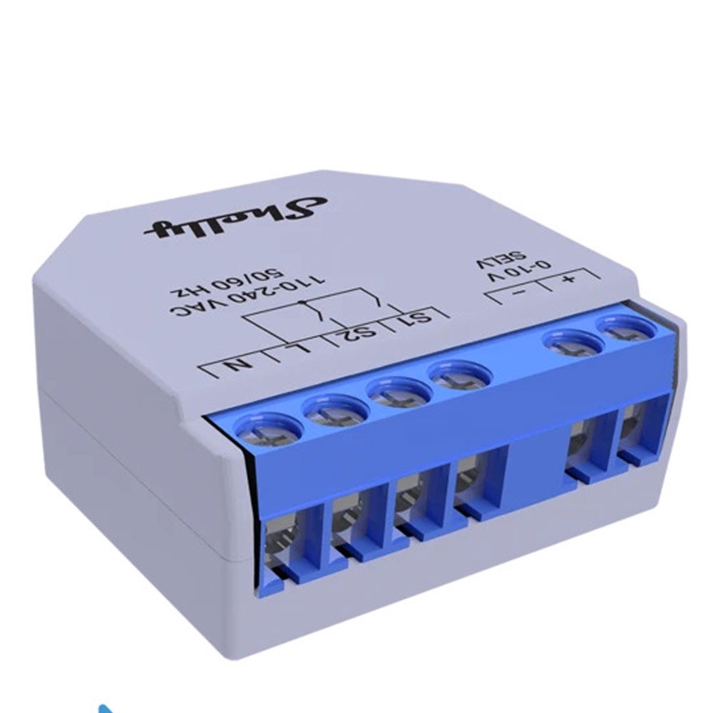 Shelly Plus 0-10V Dimmer Wi-Fi & Bluetooth Smart Dimming Controller