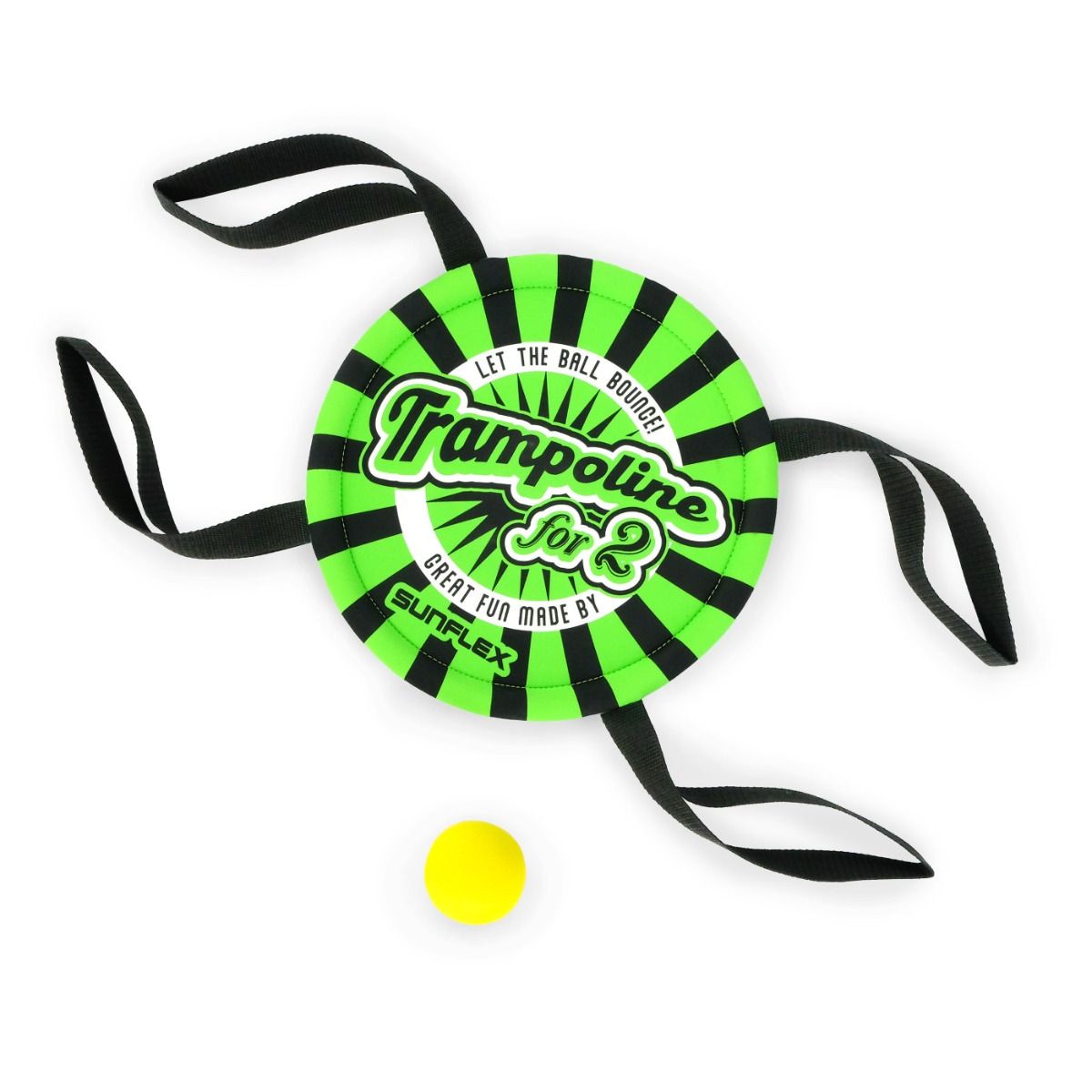 Trampolin-Ballspiel für 2er Team, lustiges Spiel Outdoor für Garten/Park/Strand | sunflex