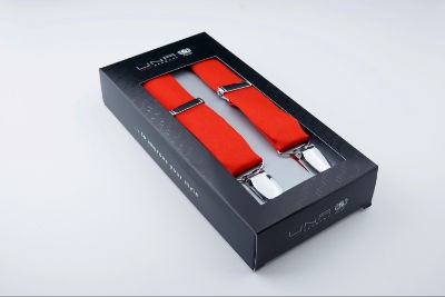 Klünemann Hosenträger Tamigi Uni 2,5/130 cm i - rot - OG