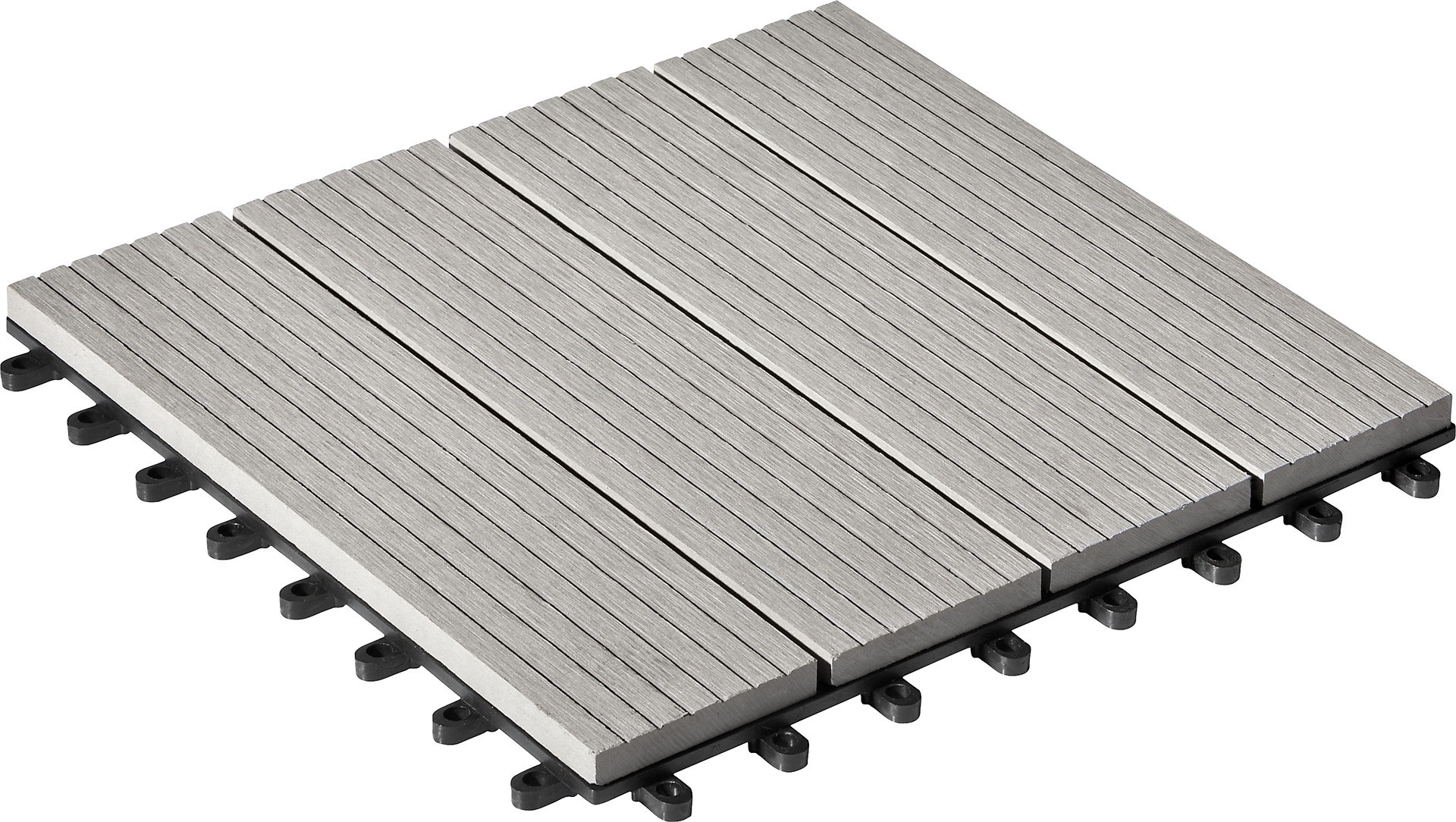 WPC-Fliese 30x30cm, 6er-Pack