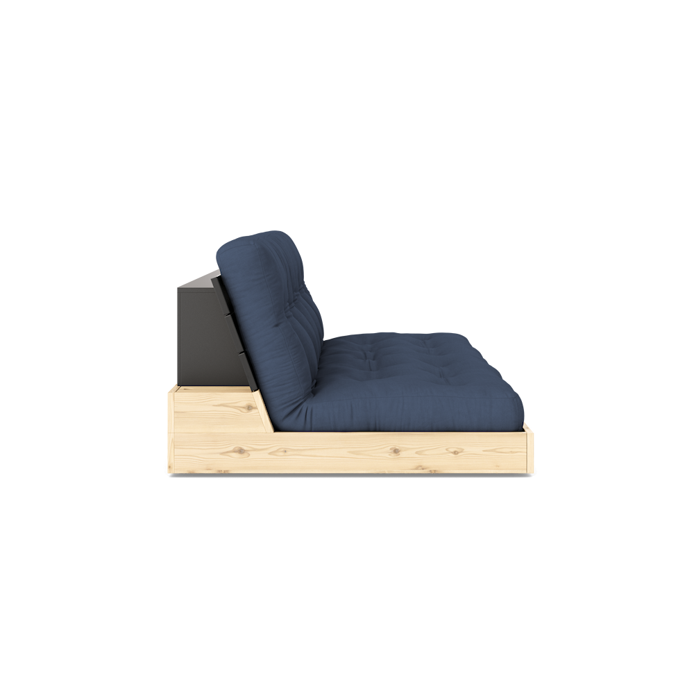 Karup Design Untergestell (Schlafsofa) Naturholz/Nachtschwarz/Marineblau – 137402737