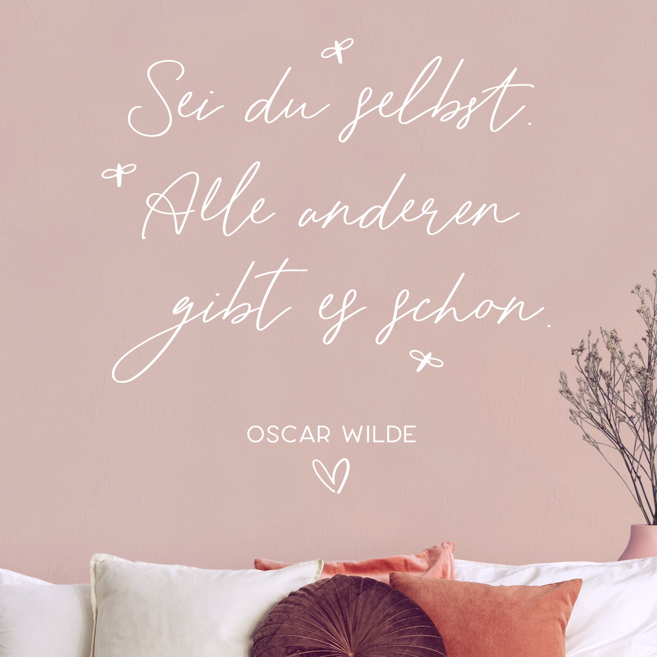 Wandtattoo einfarbig Sei du selbst