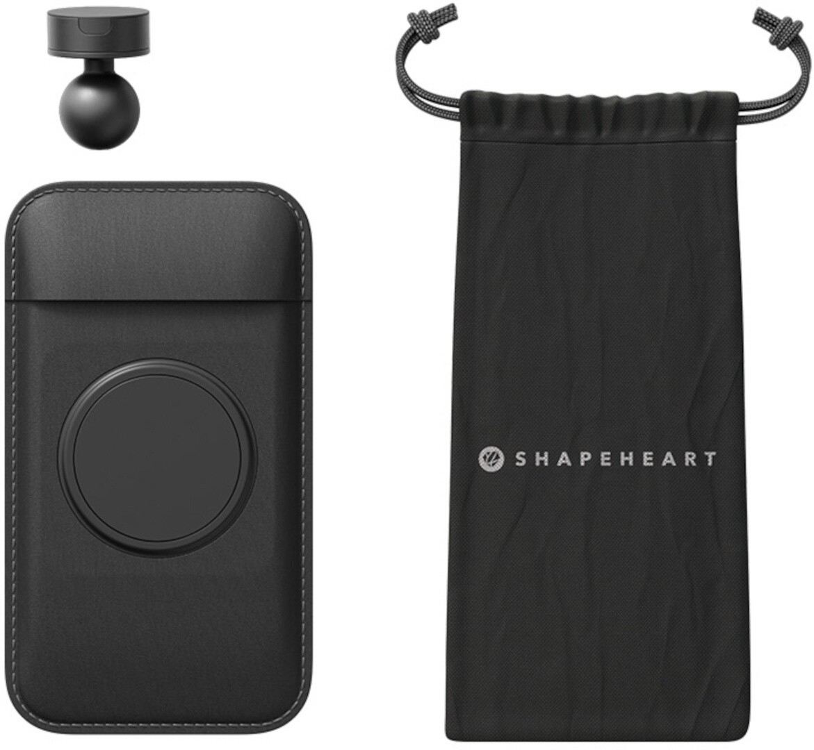 Shapeheart Ball Bundle Magnetisk smartphone-beslag til universel sfærisk adapter, sort, størrelse XL til mand