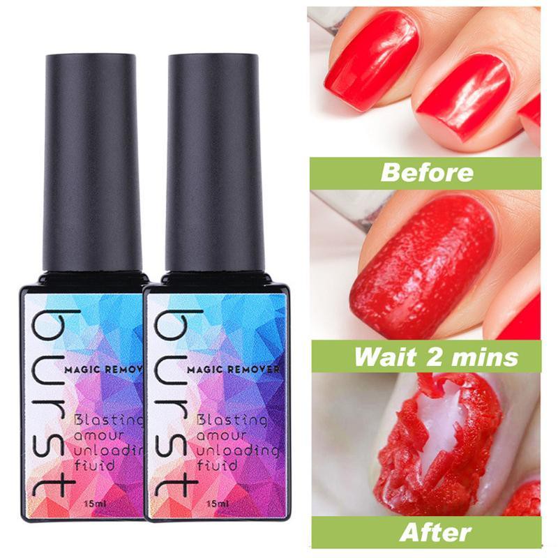 15 ML Gel Polish Burst Magic Remover Off Nail Gel Nail Degreaser Cleaner Base Matte Top Coat Polish Art Primer G727