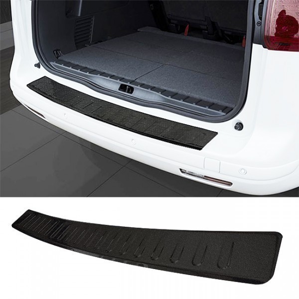 Premium Ladekantenschutz Ladekante Schutz aus ABS Kunststoff in Schwarz für VW Golf Sportsvan ab 2014-