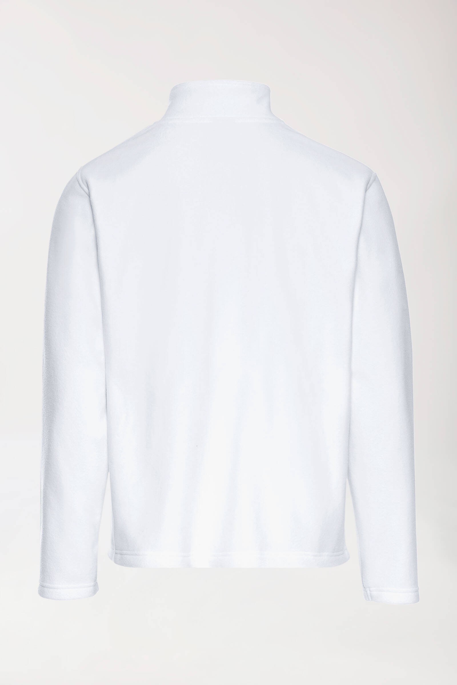 Fleecejacke Herren - Stehkragen, Weiß