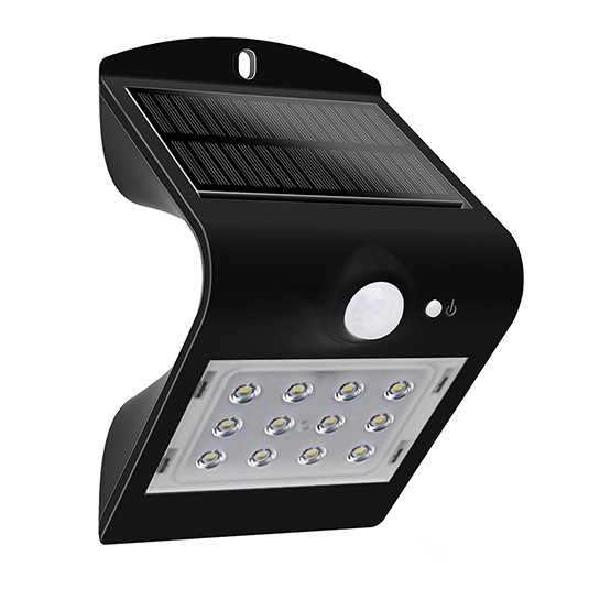 Solarlampe - 1,5W - Schmetterlings-Wandlampe - Bewegungsmelder - Solar - Geisha