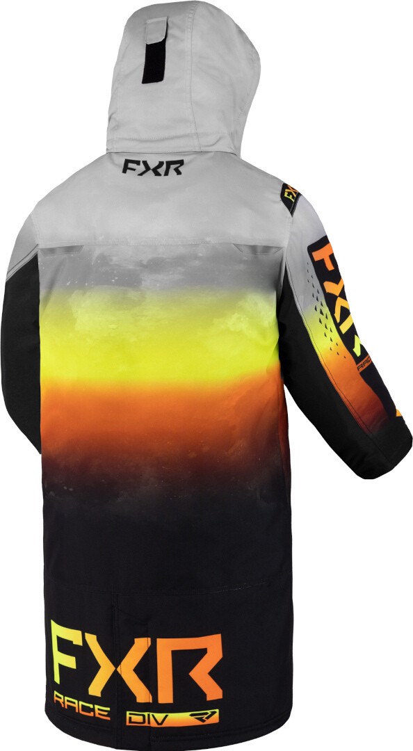 FXR Warm-Up 2023 Jugend Snowmobil Mantel, schwarz-grau, Größe XS