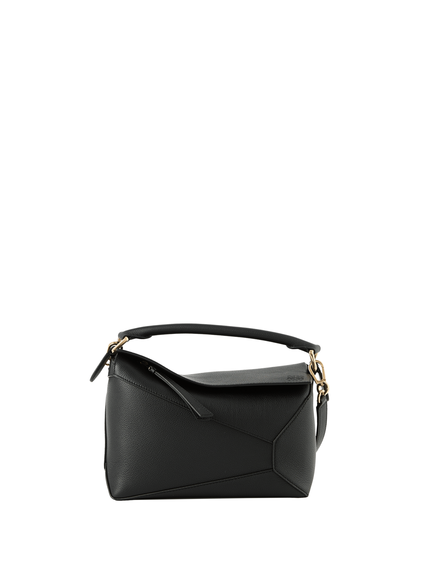 Handtasche 'Puzzle Edge Small' Schwarz