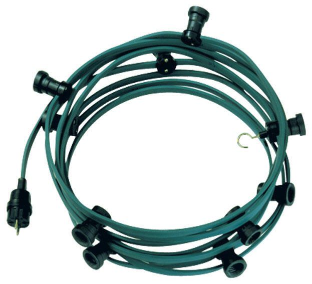 BACHMANN Lichterkette 20 m dunkelgrün