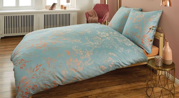 Kleine Wolke Mako-Satin-Bettwäsche Kate Krokusblau