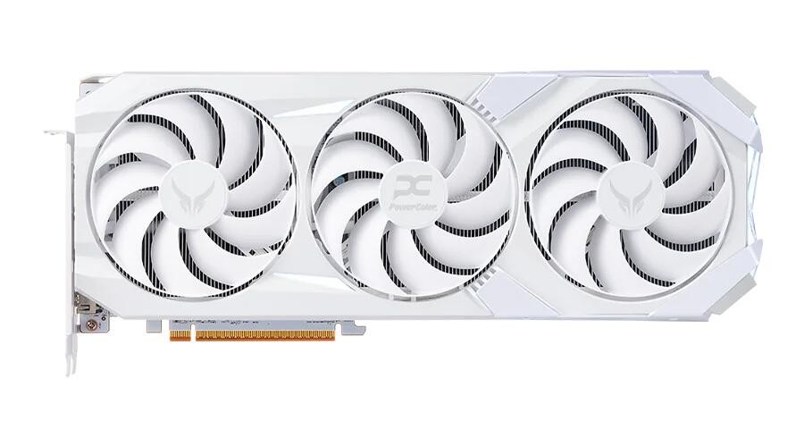 Powercolor Grafikkarte AMD Radeon RX 9070 XT Red Devil Spectral White 16GB GDDR6 weiß