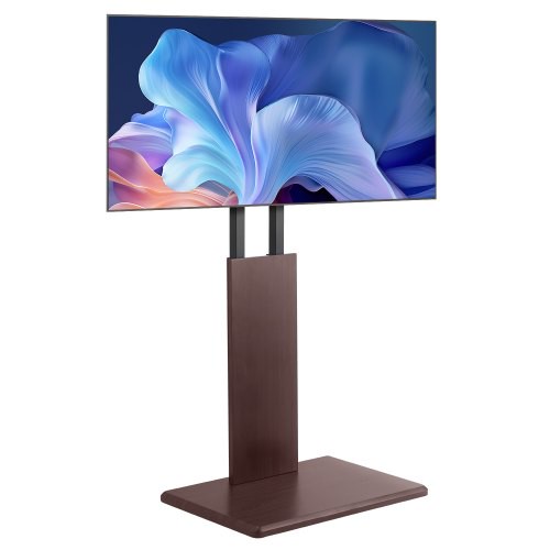 VEVOR Desktop TV-Ständer Fernsehständer für 812,8-1778 mm TVs bis zu 45 kg, ±15° Links-Rechts-Drehung & höhenverstellbare TV-Halterung für Ecke Schlafzimmer Wohnzimmer (max. 600 x 400 mm)