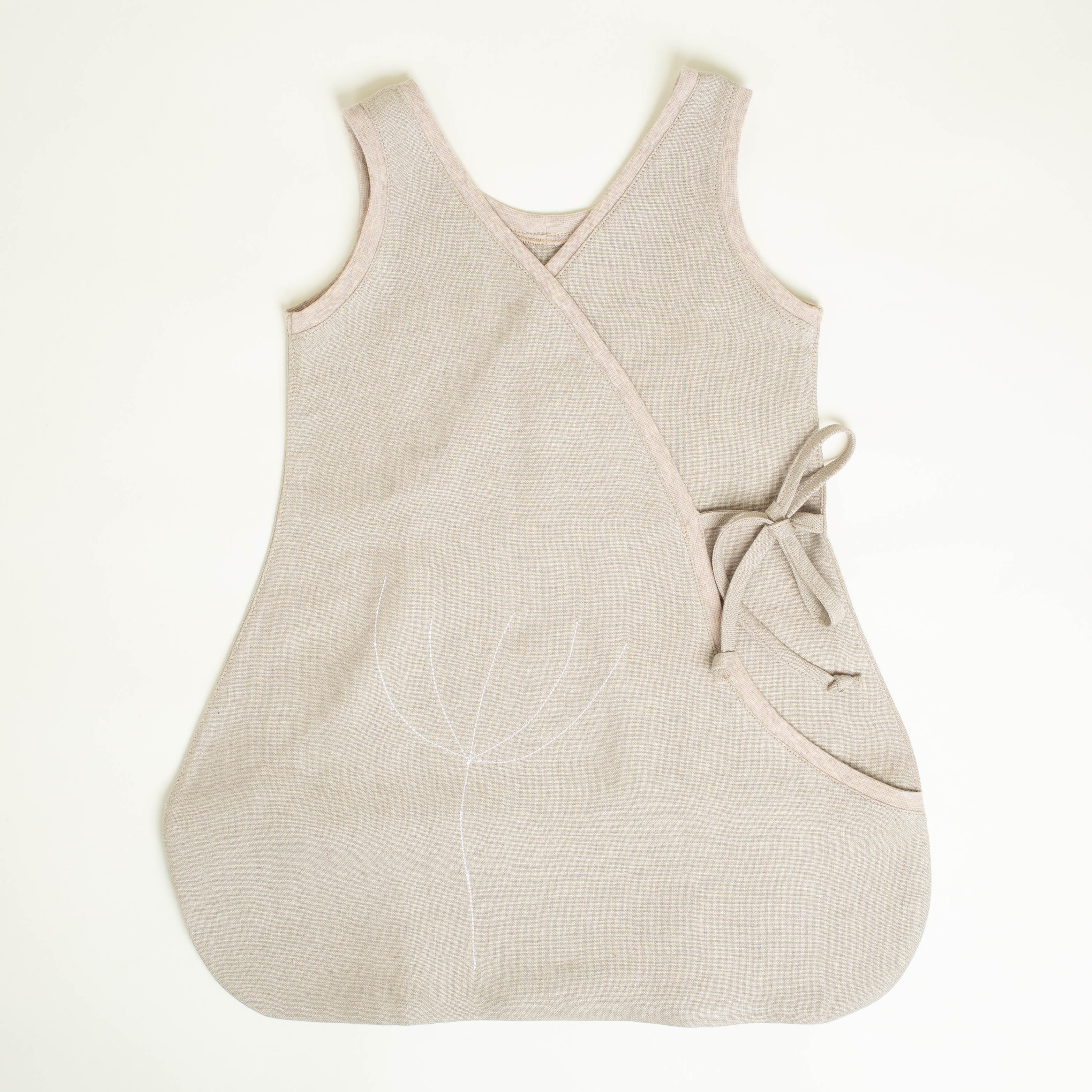 Strampelsack oder Schlafsack | Pucksack aus Bioleinen