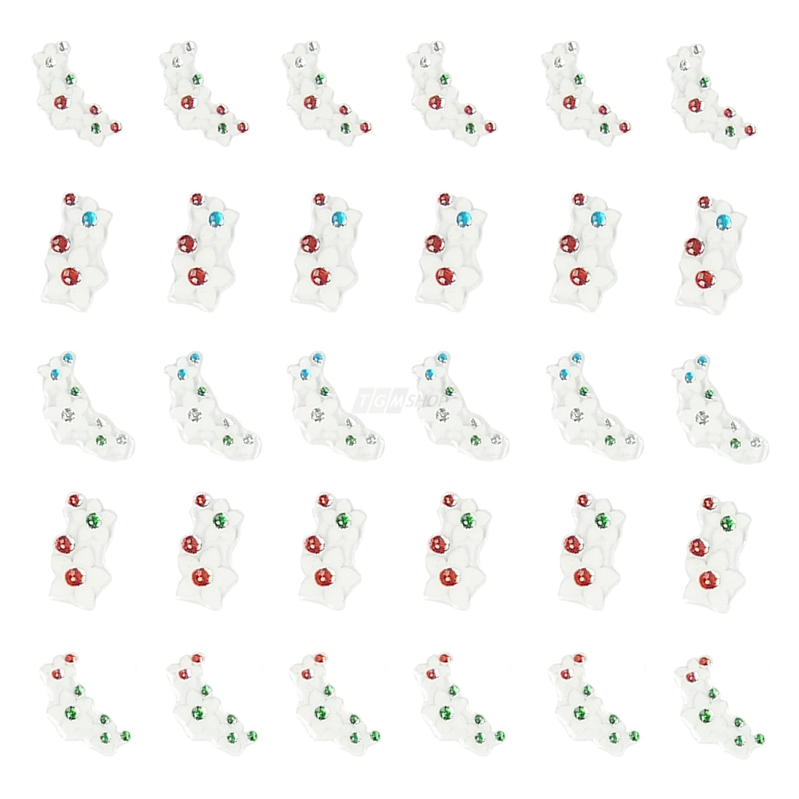 YOU Nails Nail Art Tattoo Design Nagel Aufkleber Maniküre Glanz - 30 Sticker   - 2016