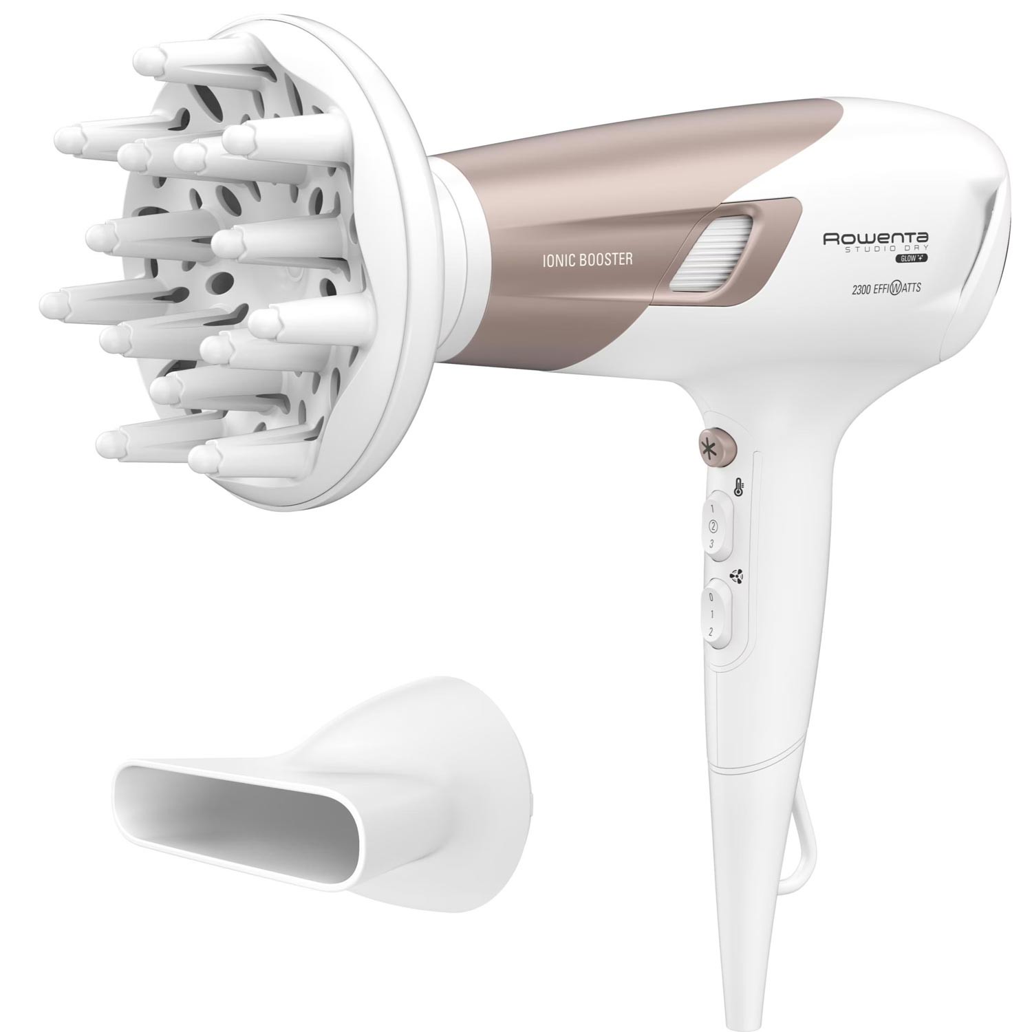 Rowenta CV5830 Studio Dry Glow Haartrockner 2100W weiß/roségold