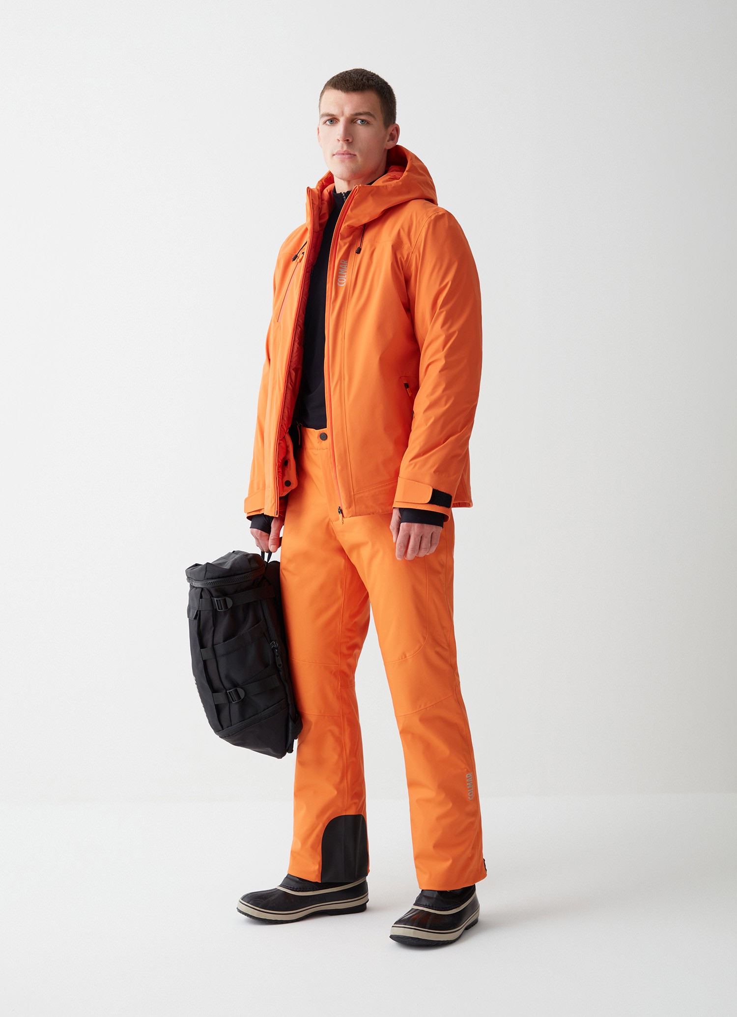 Colmar, Wattierte Ski-latzhose Im Slim Fit, Farbe: Mars Orange, Größe: 52