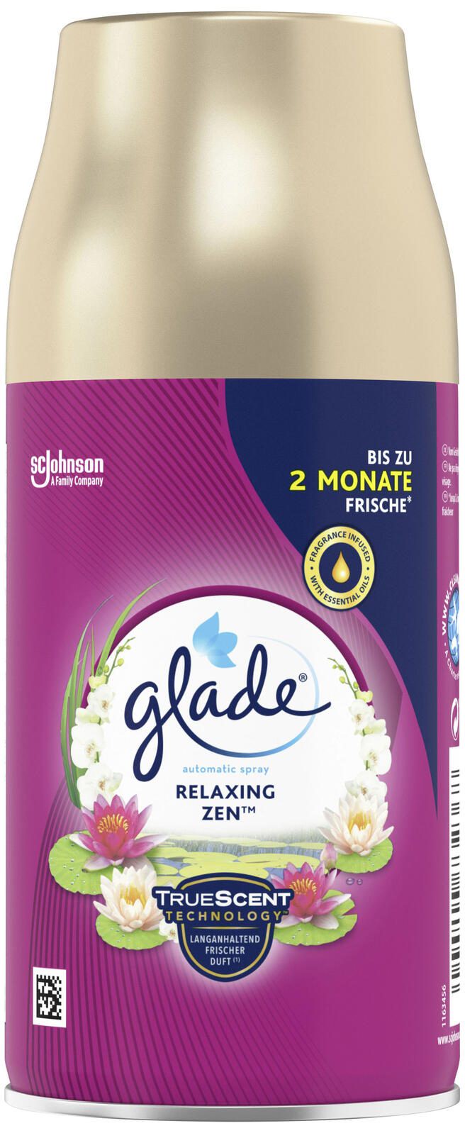 Glade Raumduft-Nachfüller Lotusblüten, Muguet und Lilienblätter 0,269 l