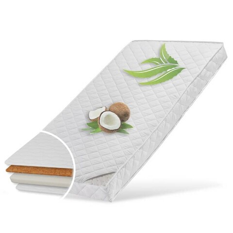 Kids Collective Kindermatratze  90x2 weiß ohne Spannbettlaken