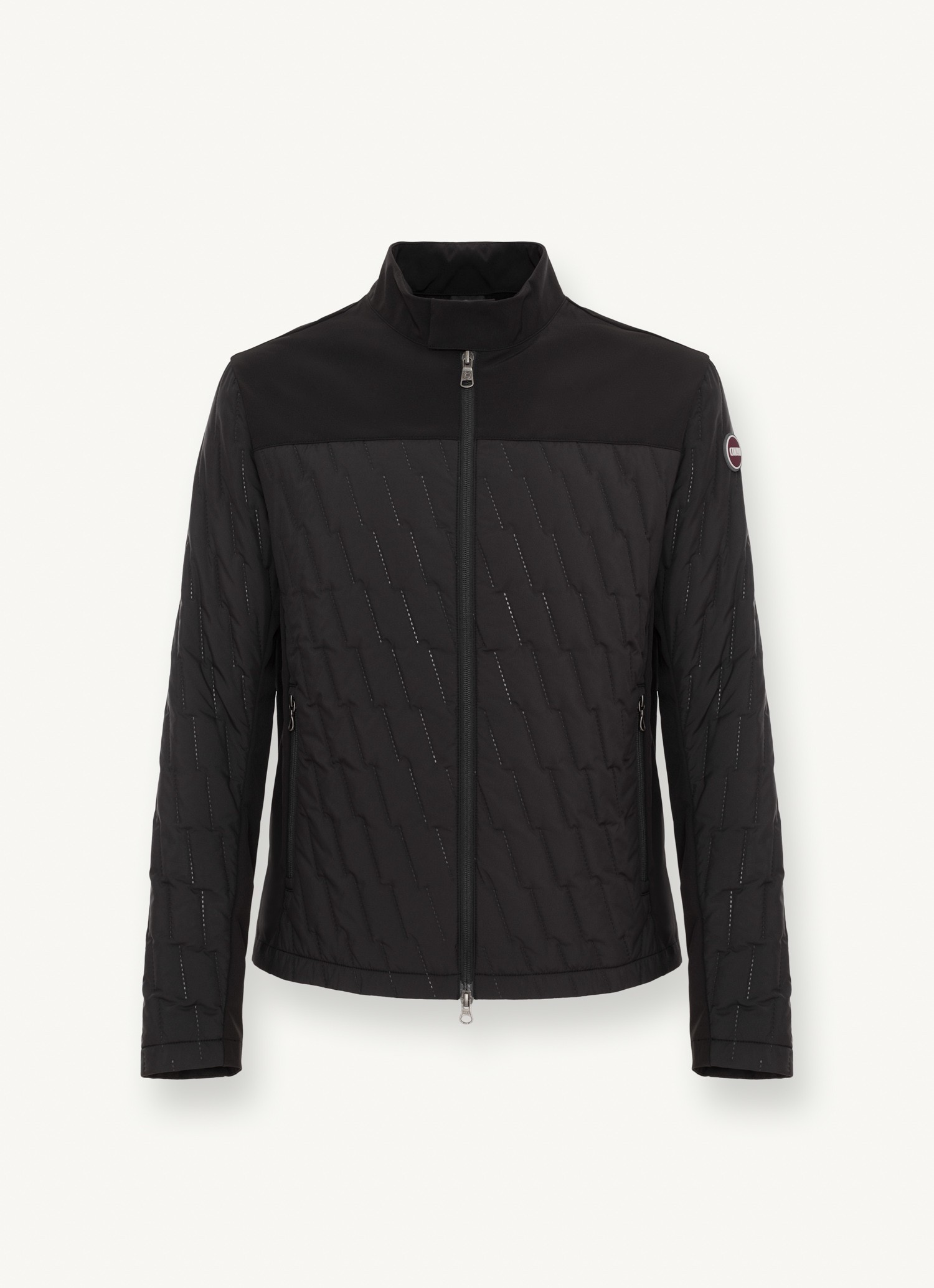 Colmar, Wattierte Bikerjacke Mit Ultraschallnähten, Farbe: Schwarz, Größe: 50