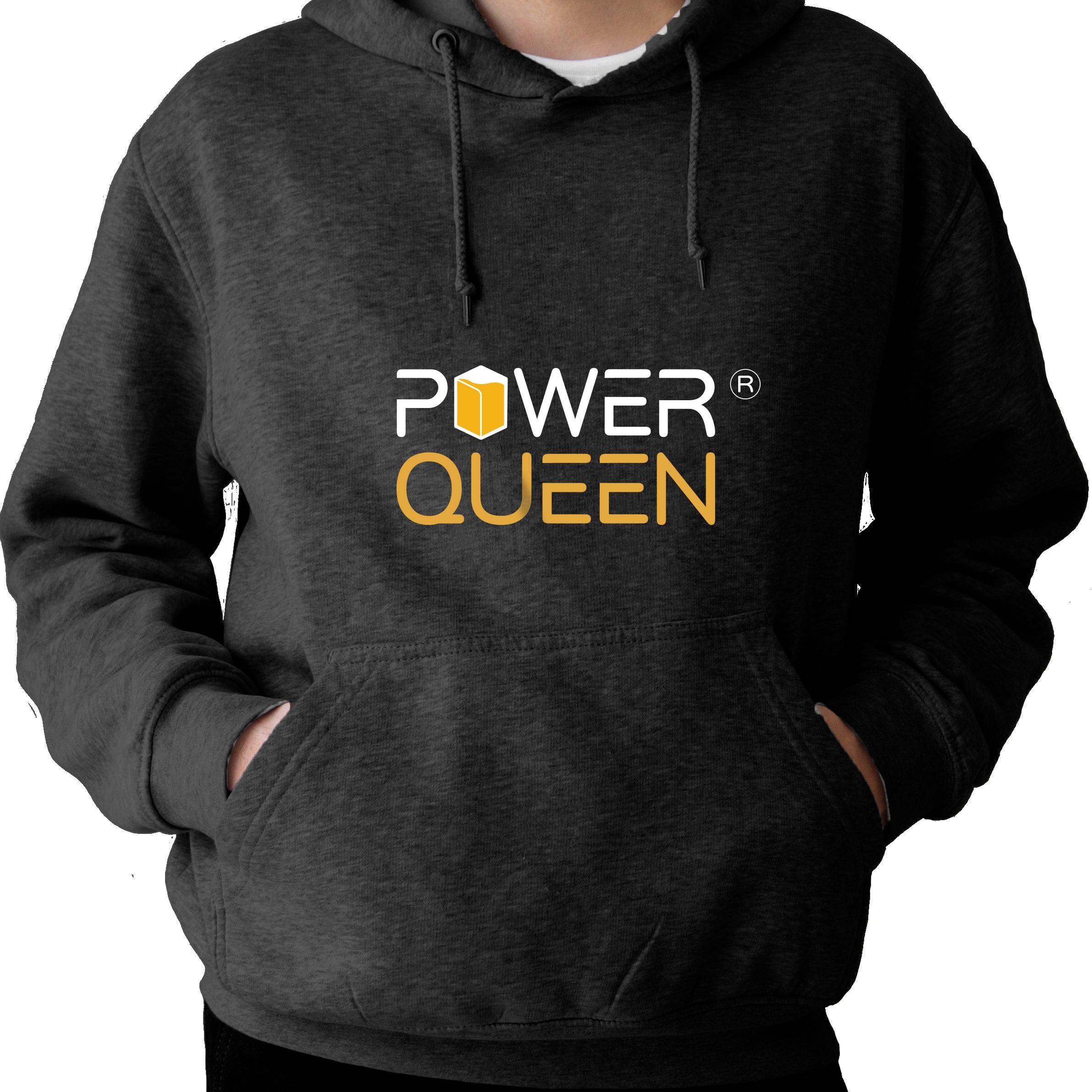 Power Queen Langarmshirt mit Kapuze, XL