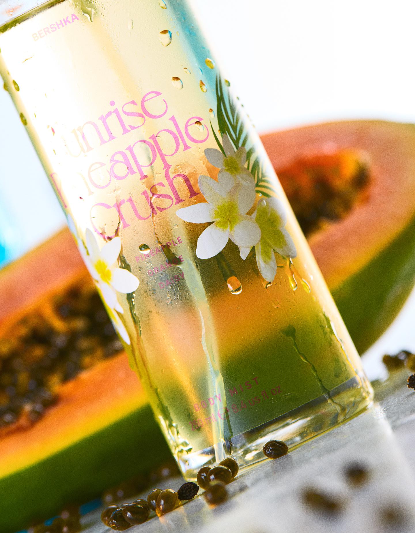 Bershka Sunrise Pineapple Crush Körperspray 250 Ml Damen Gelb