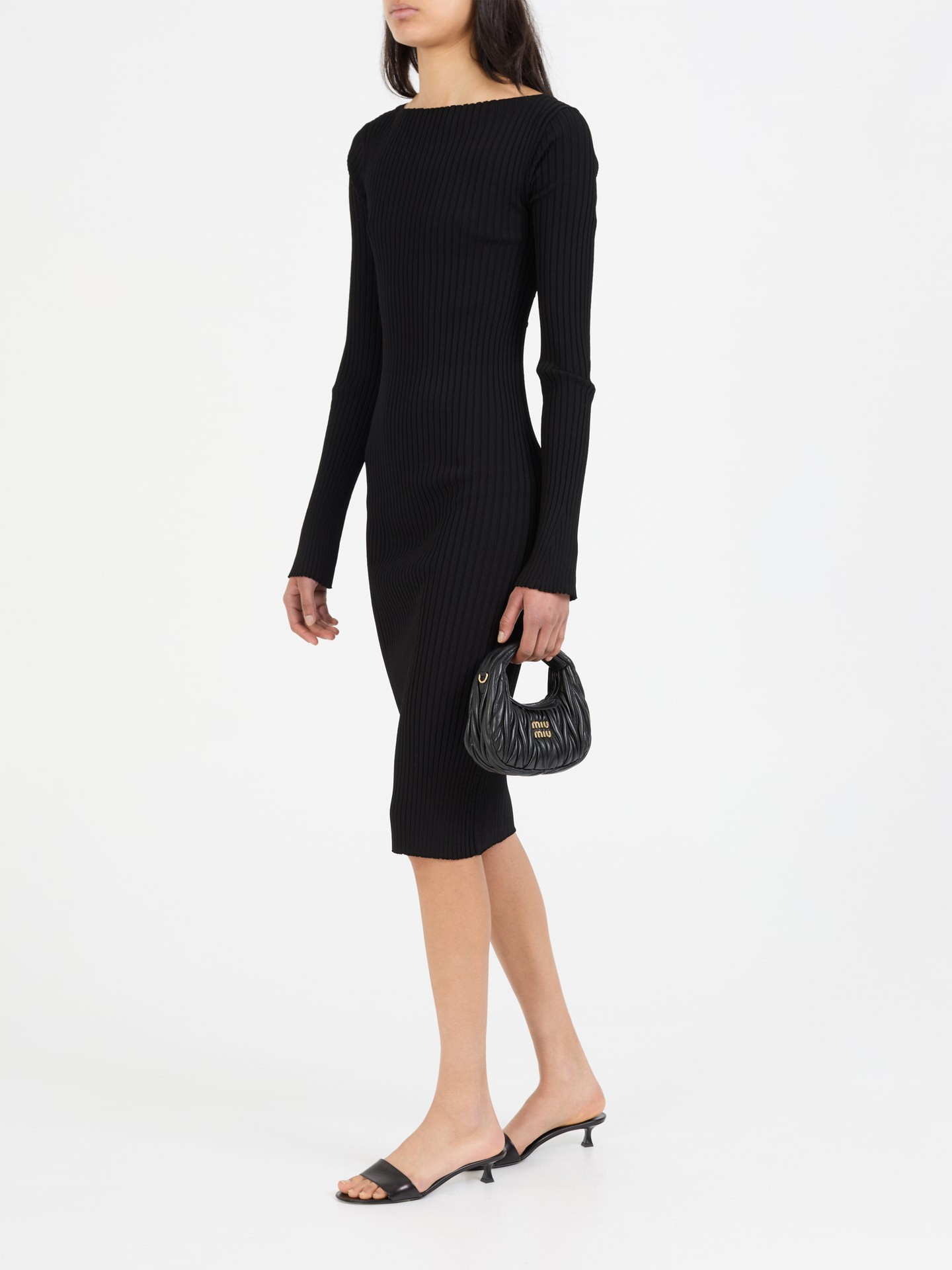 Strickkleid Schwarz