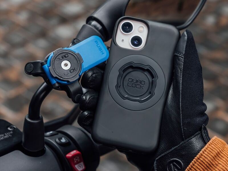 Quad Lock MAG Handyhülle - iPhone 14 Plus, schwarz, Größe 10 mm