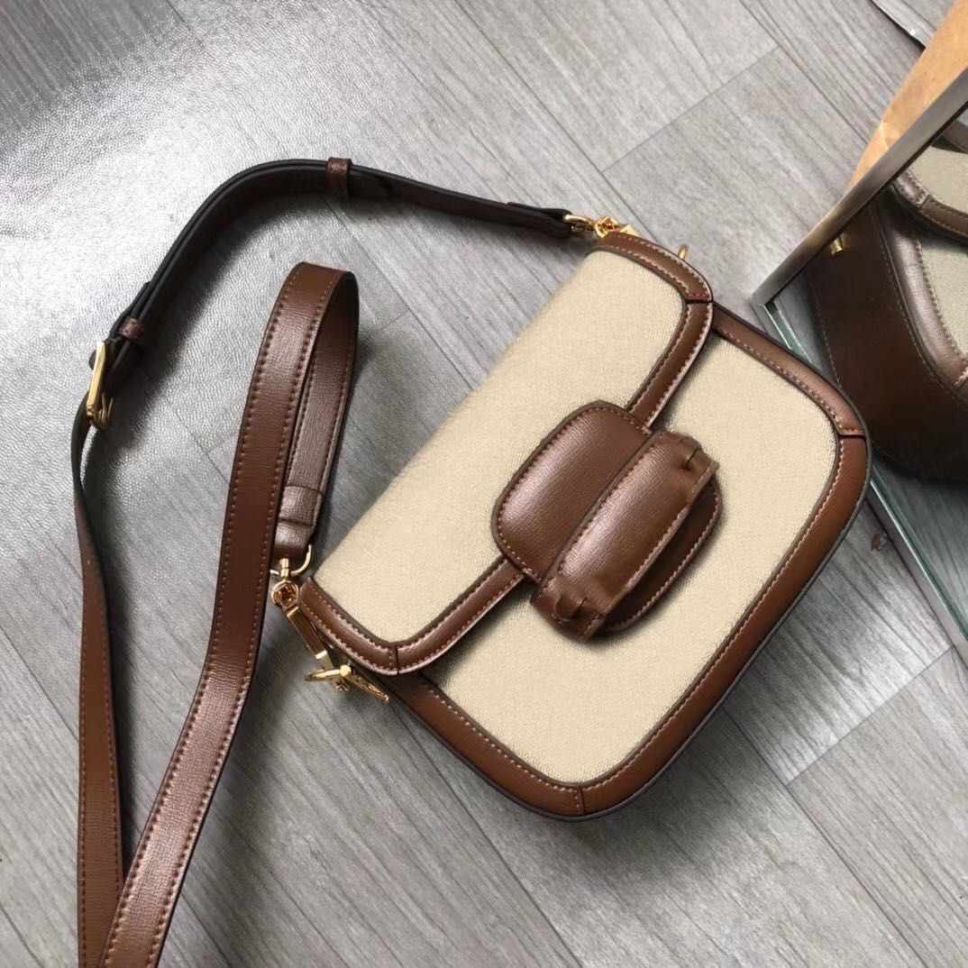 1955 Sattel Vintage Designer Luxustaschen hohe Qualität Großhändler Amylulubb Horsebit Bag Umhängetasche Handtaschen Damen Echtes Leder Messenger